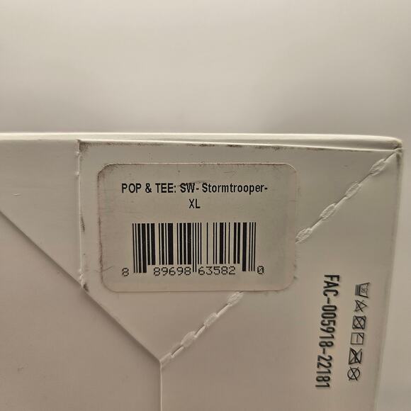 FUNKO POP FIGURE x XL TEE SHIRT COMBO STAR WARS STORMTROOPER SPECIAL EDITION - Picture 3 of 4